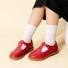 DREAM PAIRS Girl Mary Jane Dress Shoes – Ballet Flats for Girl School Uniform Shoes for Toddler Little Girls(Red)