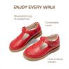 DREAM PAIRS Girl Mary Jane Dress Shoes – Ballet Flats for Girl School Uniform Shoes for Toddler Little Girls(Red)