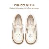 DREAM PAIRS Girl Mary Jane Dress Shoes – Ballet Flats for Girl School Uniform Shoes for Toddler Little Girls(White)