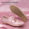 DREAM PAIRS Girls Ballerina Dress Shoes Mary Jane Flats(Pink)