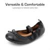 DREAM PAIRS Girls Ballet Flats Dress Shoes Mary Janes Ballerina Shoes(Black)