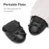 DREAM PAIRS Girls Ballet Flats Dress Shoes Mary Janes Ballerina Shoes(Black)