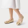 DREAM PAIRS Girls Ballet Flats Dress Shoes Mary Janes Ballerina Shoes(Gold)