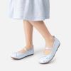DREAM PAIRS Girls Ballet Flats Dress Shoes Mary Janes Ballerina Shoes(Light Blue)