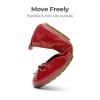 DREAM PAIRS Girls Ballet Flats Dress Shoes Mary Janes Ballerina Shoes(Red)