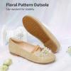 DREAM PAIRS Girls Ballet Flats Flower Shoes Mary Jane Ballerina Flat Dress Shoes for Daily/Wedding/Party(Gold/Glitter)