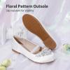 DREAM PAIRS Girls Ballet Flats Flower Shoes Mary Jane Ballerina Flat Dress Shoes for Daily/Wedding/Party(White)