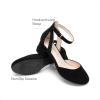 DREAM PAIRS Girls Dress Shoes Closed Toe High Heels Ankle Strap Toddler Little Big Kid Wedding Flower Party Pump(Black)