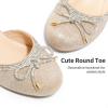 DREAM PAIRS Girls Dress Shoes Closed Toe Low Heels Ankle Strap Pumps for Toddler Little Big Kid Flower Party Wedding Princess(Gold-glitter)