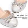 DREAM PAIRS Girls Dress Shoes Closed Toe Low Heels Ankle Strap Pumps for Toddler Little Big Kid Flower Party Wedding Princess(Silver)