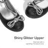 DREAM PAIRS Girls Dress Shoes Platform Chunky Heel Ankle Strap Princess Flats Flower Party Wedding Pump for Little Big Kid(Black)