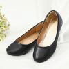 DREAM PAIRS Girls Dress Shoes Slip on Ballerina Flats for Wedding/Party(Black/Pu)