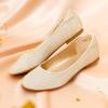 DREAM PAIRS Girls Dress Shoes Slip on Ballerina Flats for Wedding/Party(Gold/Glitter)