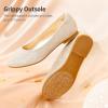 DREAM PAIRS Girls Dress Shoes Slip on Ballerina Flats for Wedding/Party(Gold/Glitter)
