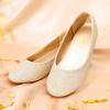 DREAM PAIRS Girls Dress Shoes Slip on Ballerina Flats for Wedding/Party(Gold/Glitter)