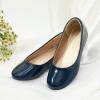 DREAM PAIRS Girls Dress Shoes Slip on Ballerina Flats for Wedding/Party(Navy/Pat)