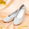 DREAM PAIRS Girls Dress Shoes Slip on Ballerina Flats for Wedding/Party(Silver/Glitter)