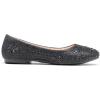 DREAM PAIRS Girls Dress Shoes Slip-on Rhinestone Glitter Ballet Flats for Wedding, Party, Birthday, Prom, Little Kid/Big Kid(Nina-100-black Glitter)