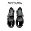DREAM PAIRS Girls Mary Jane Chunky Platform School Uniform Dress Shoes Party Oxford Pumps for Toddler/Little Big Kid(All Black)