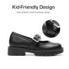 DREAM PAIRS Girls Mary Jane Chunky Platform School Uniform Dress Shoes Party Oxford Pumps for Toddler/Little Big Kid(Black)