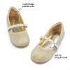 DREAM PAIRS Girls Mary Jane Dress Shoes Ballerina Flats for Wedding, Party (Toddler/Little Kid/Big Kid)(Gold/Glitter-t)