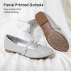DREAM PAIRS Girls Mary Jane Dress Shoes Ballerina Flats for Wedding, Party (Toddler/Little Kid/Big Kid)(Silver/Glitter)