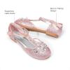 DREAM PAIRS Girls Mary Jane Dress Shoes Pearl T-Strap Party Flower Wedding Princess Flats for Toddler Little Big Kid(Pink)