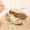 DREAM PAIRS Girls Mary Jane Dress Shoes for Toddler Heart Rhinestone Front Bow Ballerina Flat (Toddler/Little Kid)(Gold/Glitter)