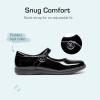 DREAM PAIRS Girls Mary Jane Flats School Uniform Dress Shoes(All Black)