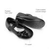 DREAM PAIRS Toddler Girls Dress Shoes Mary Jane Flats, Girls School Uniform Flats Bow Ballerina Shoes(Black-pu)