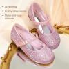 DREAM PAIRS Toddler Girl’s Dress Shoes Mary Jane Rhinestone Ballerina Flat for Party, Birthday, Performance, Wedding(Pink)