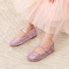 DREAM PAIRS Toddler Girl’s Dress Shoes Mary Jane Rhinestone Ballerina Flat for Party, Birthday, Performance, Wedding(Pink)
