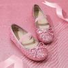 DREAM PAIRS Toddler Girls Dress Shoes Party Wedding Flower Girl Ballet Flats(Pink)