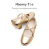 Dream Pairs Girls Dress Shoes Mary Jane High Heel Round Toe Straps Pumps Flower Wedding Party Princess Flats for Little/Big Kids(Gold)