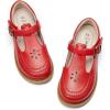 DREAM PAIRS Girl Mary Jane Dress Shoes – Ballet Flats for Girl School Uniform Shoes for Toddler Little Girls(Red)