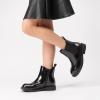 DREAM PAIRS Girls Ankle Boots with Side Zipper Chelsea Booties Low Heels Girl Fashion Shoes for Toddler/Little Kid/Big Kid(All Black)