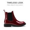 DREAM PAIRS Girls Ankle Boots with Side Zipper Chelsea Booties Low Heels Girl Fashion Shoes for Toddler/Little Kid/Big Kid(Burgundy)