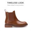 DREAM PAIRS Girls Ankle Boots with Side Zipper Chelsea Booties Low Heels Girl Fashion Shoes for Toddler/Little Kid/Big Kid(Tan)