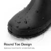 DREAM PAIRS Kids Rain Boots Boys Girls Lightweight Boots Waterproof Easy-on Outdoor Playing Rain Boot Unisex-Child(All Black)