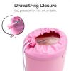 DREAM PAIRS Kids Rain Boots Boys Girls Lightweight Boots Waterproof Easy-on Outdoor Playing Rain Boot Unisex-Child(All Pink)