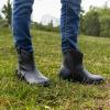 DREAM PAIRS Girls Cowgirl Cowboy Ankle Western Boots Side Zipper Riding Shoes with Tassel Little Kid/Big Kid(Black)