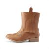 DREAM PAIRS Girls Cowgirl Cowboy Western Mid Calf Tassel Boots(Camel)