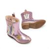 DREAM PAIRS Girls Cowgirl Cowboy Western Mid Calf Tassel Boots(Pink)