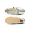 DREAM PAIRS Girls Dress Shoes Low Heels for Little Big Girl Mary Jane Shoes with Pearl Rhinestones Flower Girl Pumps Princess Wedding Party(Silver)