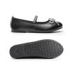 DREAM PAIRS Girls Dress Shoes Slip-on Flower Girl Ballet Flats for Party, Wedding, Performance, Prom, Graduation(Black)