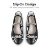 DREAM PAIRS Girls Dress Shoes Slip-on Flower Girl Ballet Flats for Party, Wedding, Performance, Prom, Graduation(Black)
