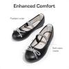 DREAM PAIRS Girls Dress Shoes Slip-on Flower Girl Ballet Flats for Party, Wedding, Performance, Prom, Graduation(Black)