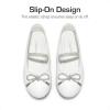 DREAM PAIRS Girls Dress Shoes Slip-on Flower Girl Ballet Flats for Party, Wedding, Performance, Prom, Graduation(White)