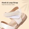 DREAM PAIRS Girls Sandals Open Toe Princess Flat Sandals Strappy Summer Shoes Toddler/Little Kid(White/Pu)