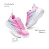 DREAM PAIRS Girls Shoes Sneakers Kids Tennis Shoes Lightweight Lace Up Running Casual Walking Shoes(Hot Pink/Rainbow)